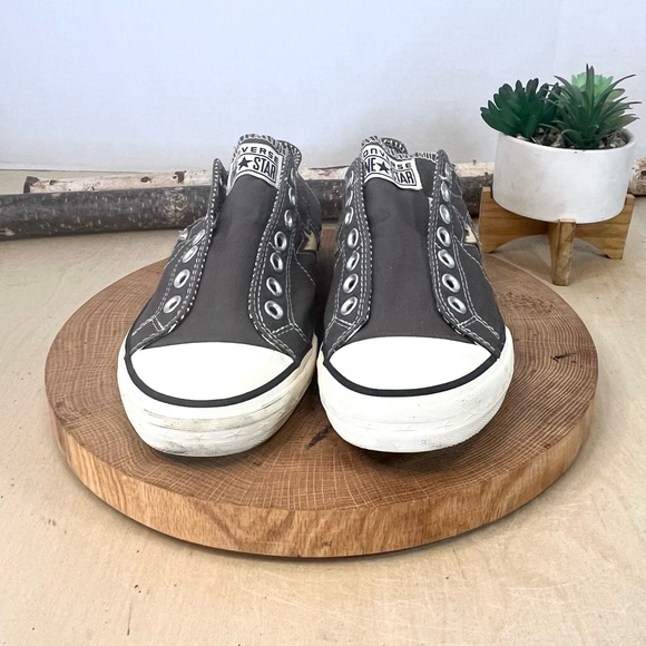 Converse One Star Laceless Sneakers Gray Size 9.5 Women’s | Y2K Style - Picture 3 of 15